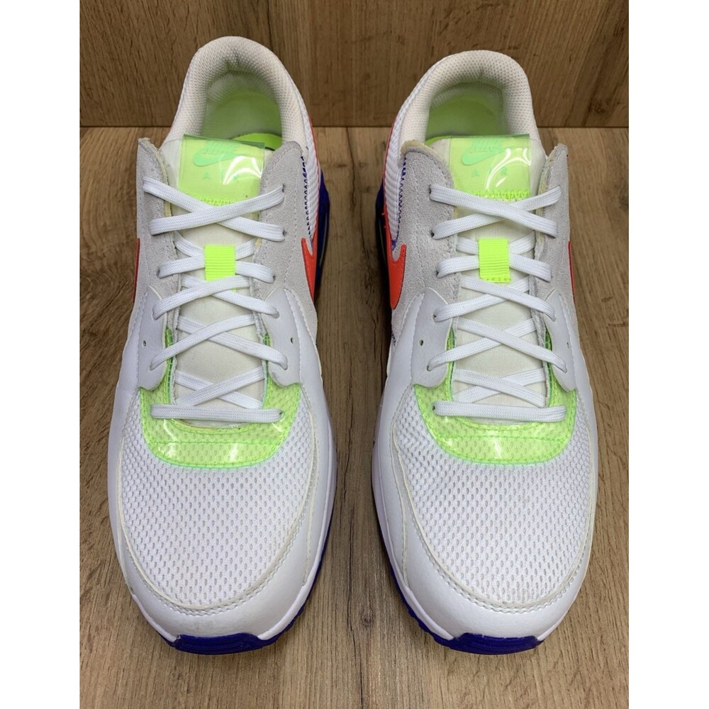 Nike Air Max Excee White Indigo Burst Volt Bright Crimson Men's Size 10 DD2985-1 - Picture 4 of 12
